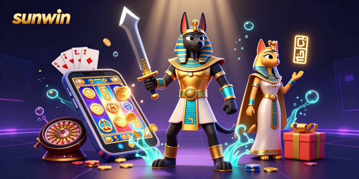 Engage with sunwin slots using colorful visuals and ancient themed characters for a thrilling gaming experience.