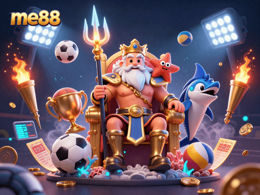 Experience thrilling sports betting at me88 with Neptune, samurai, and dynamic game elements.