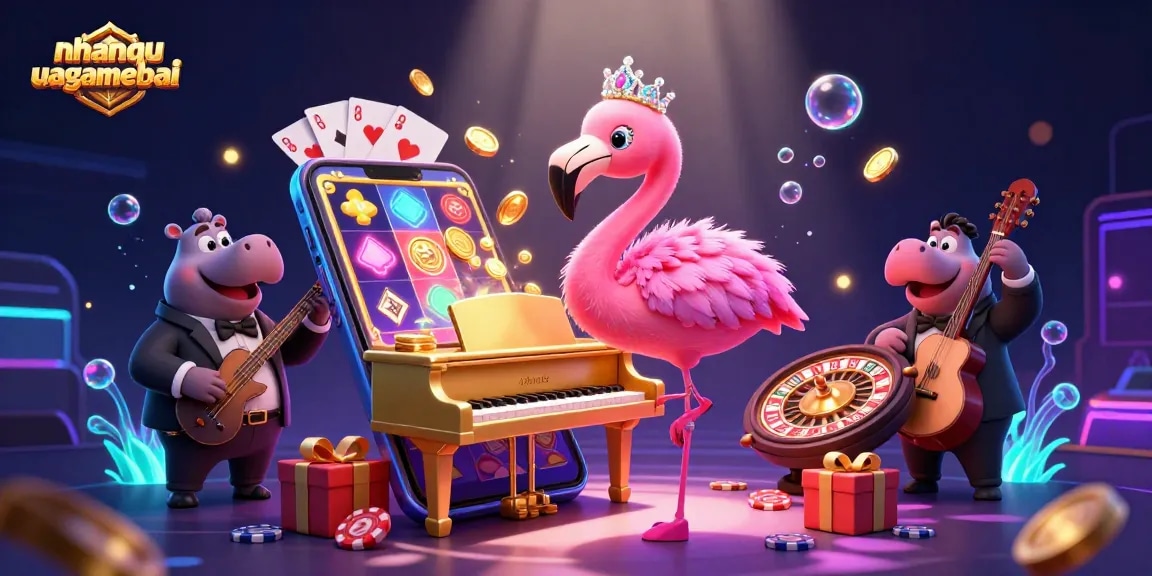 Engage with the thrilling nhanquagamebai gameplay featuring strategic actions and shimmering casino details.