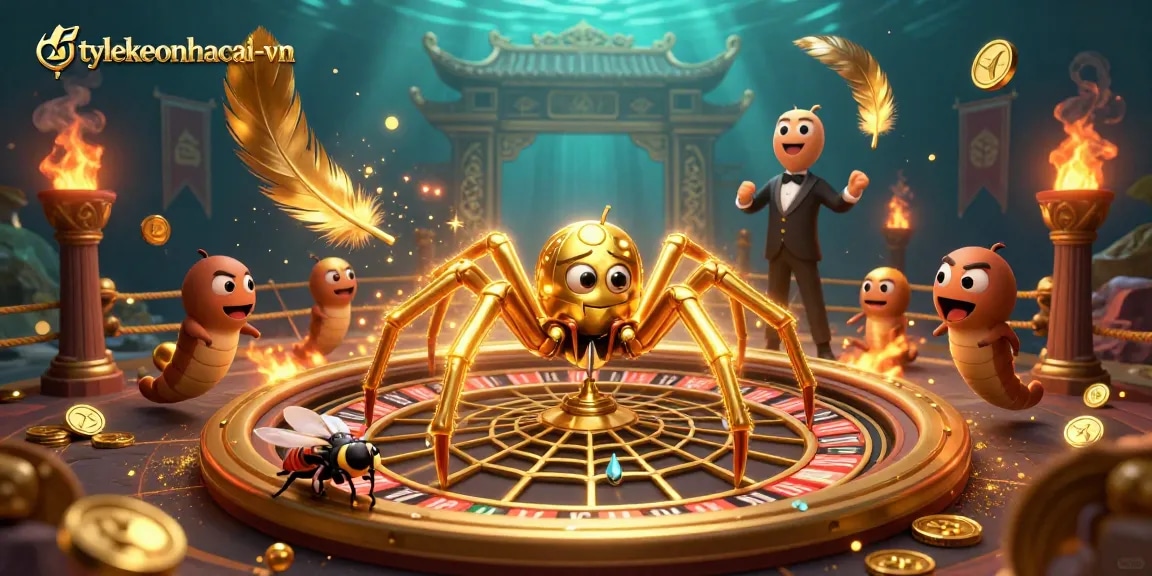 Experience the thrill of betting with tylekeonhacai-vn in a vibrant casino scene.