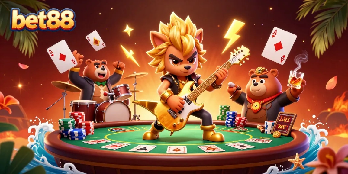 Experience the excitement of bet88 with lively gaming characters and rich casino elements.