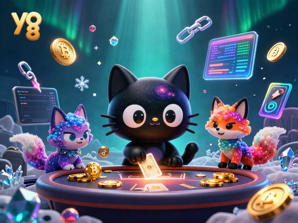 Join the excitement at yo 88 with this captivating cosmic casino scene featuring unique animated characters and vibrant gaming elements.