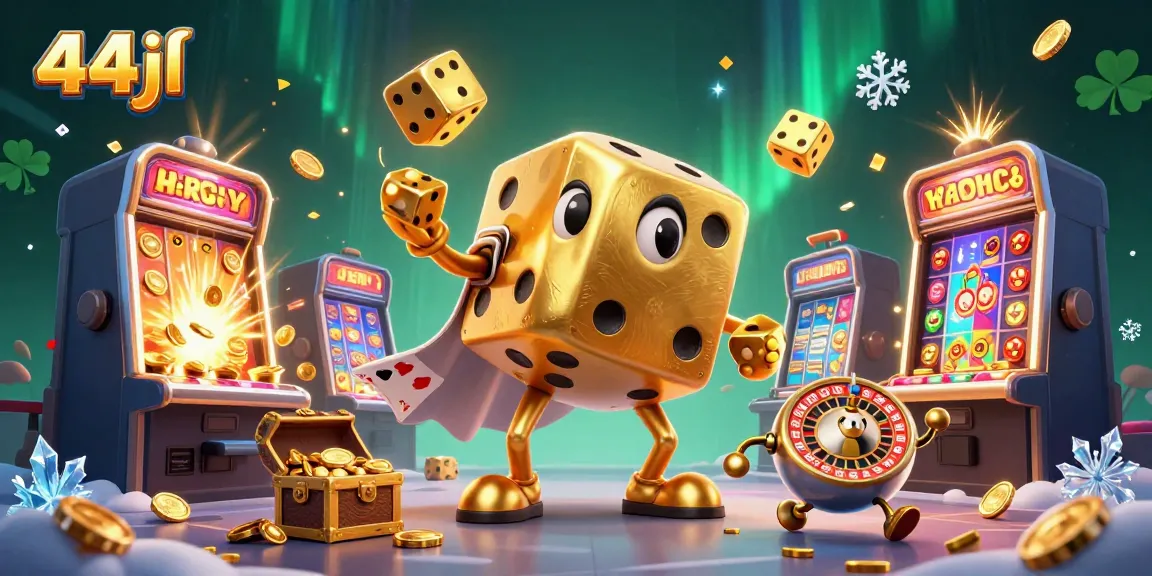 Experience thrilling 44jl casino action with golden dice golem and jackpot excitement!