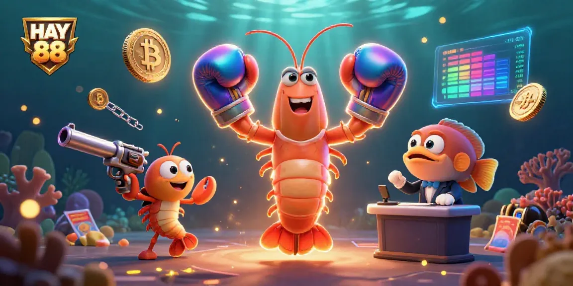 Experience HAY 88 with thrilling slot reels and dynamic gaming action in a vibrant underwater scene.