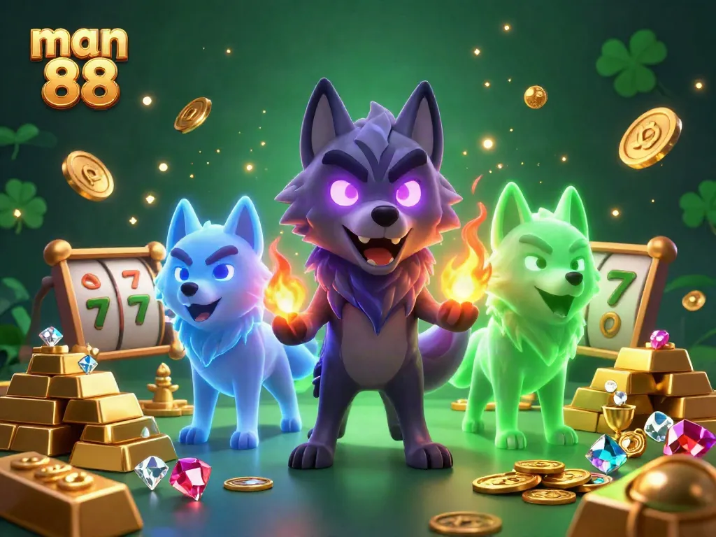Join the vibrant scene of man 88, where players uncover treasures in a dynamic casino atmosphere.