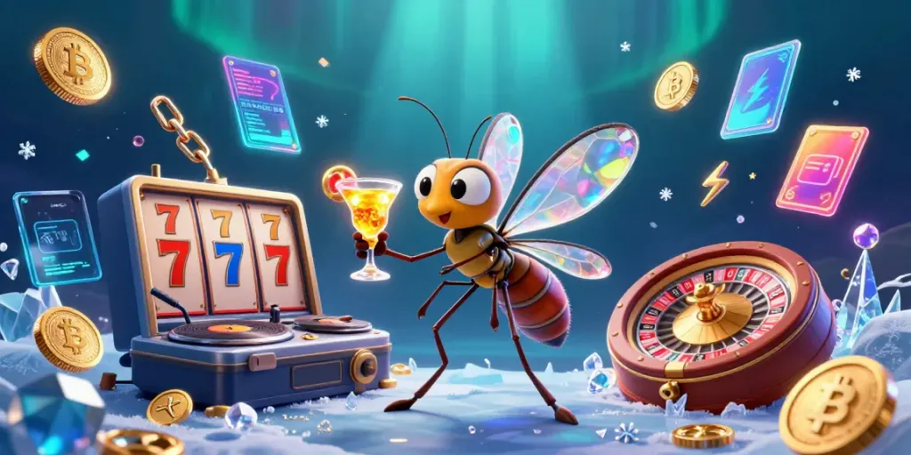 Engage with the winning fun of ea88 apk, featuring vibrant casino elements and crypto coins.
