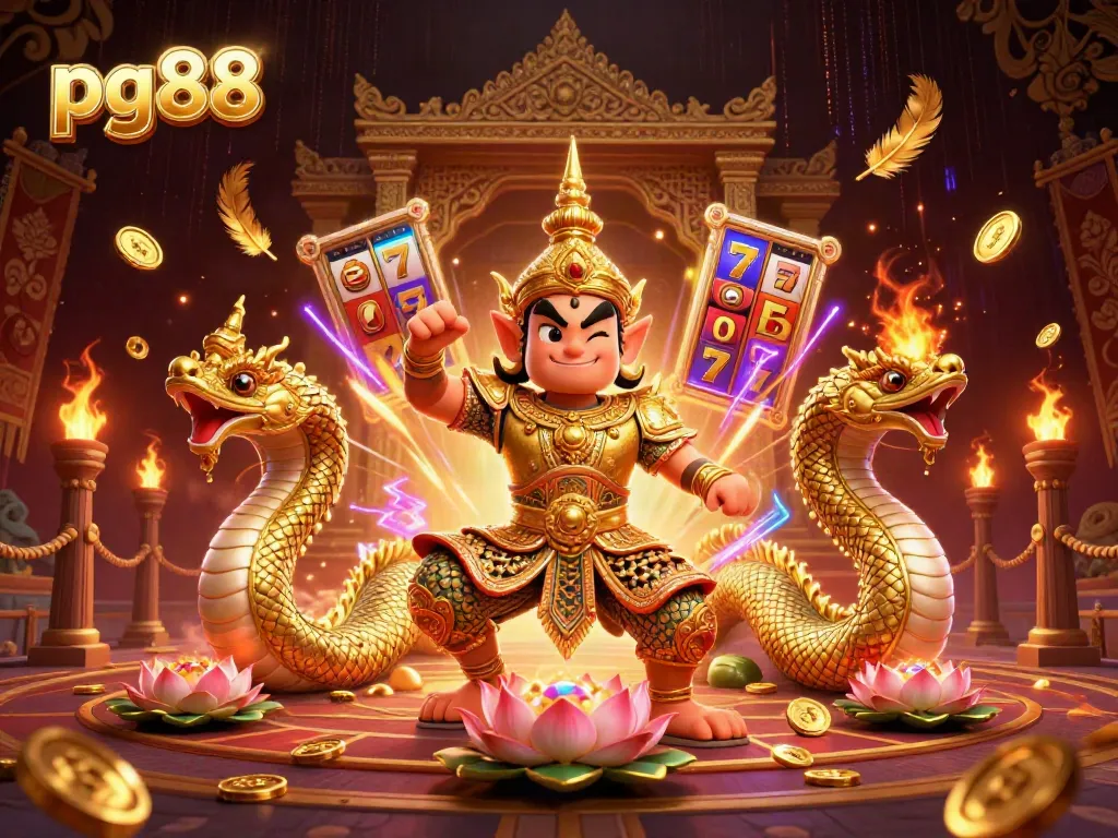 Join the exciting world of pg88 slots with vibrant characters and dynamic gaming elements.