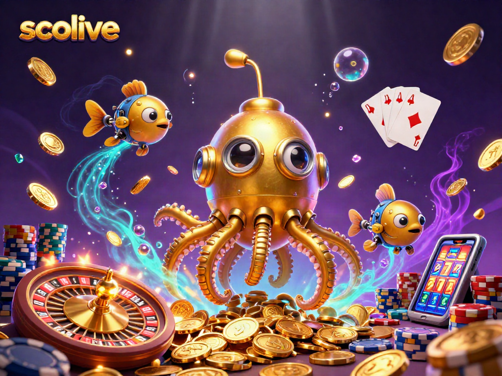 Experience the magic of socolive with an exciting 3D casino scene bursting with action.