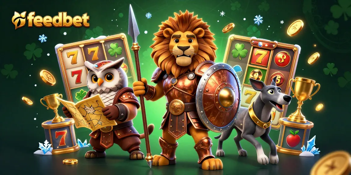 Engage with feedbet gaming action featuring vibrant characters and dynamic slot elements for an exciting experience.