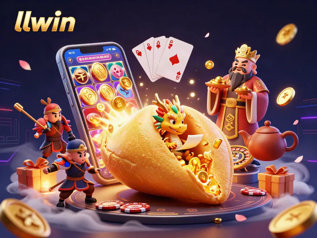 Experience exciting gameplay at llwin with a vibrant, dynamic casino scene featuring interactive elements.