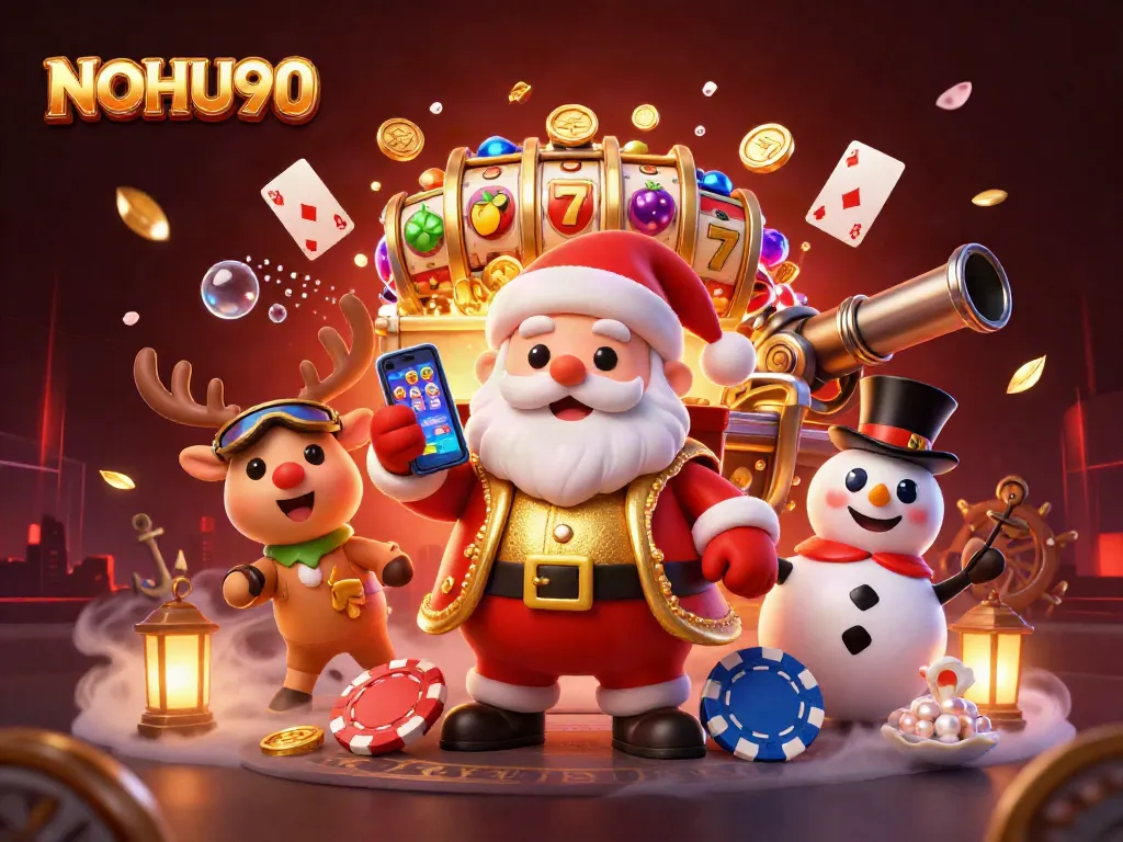 Experience the excitement of NOHU90 with vibrant slot games, jackpots, and cheerful characters.