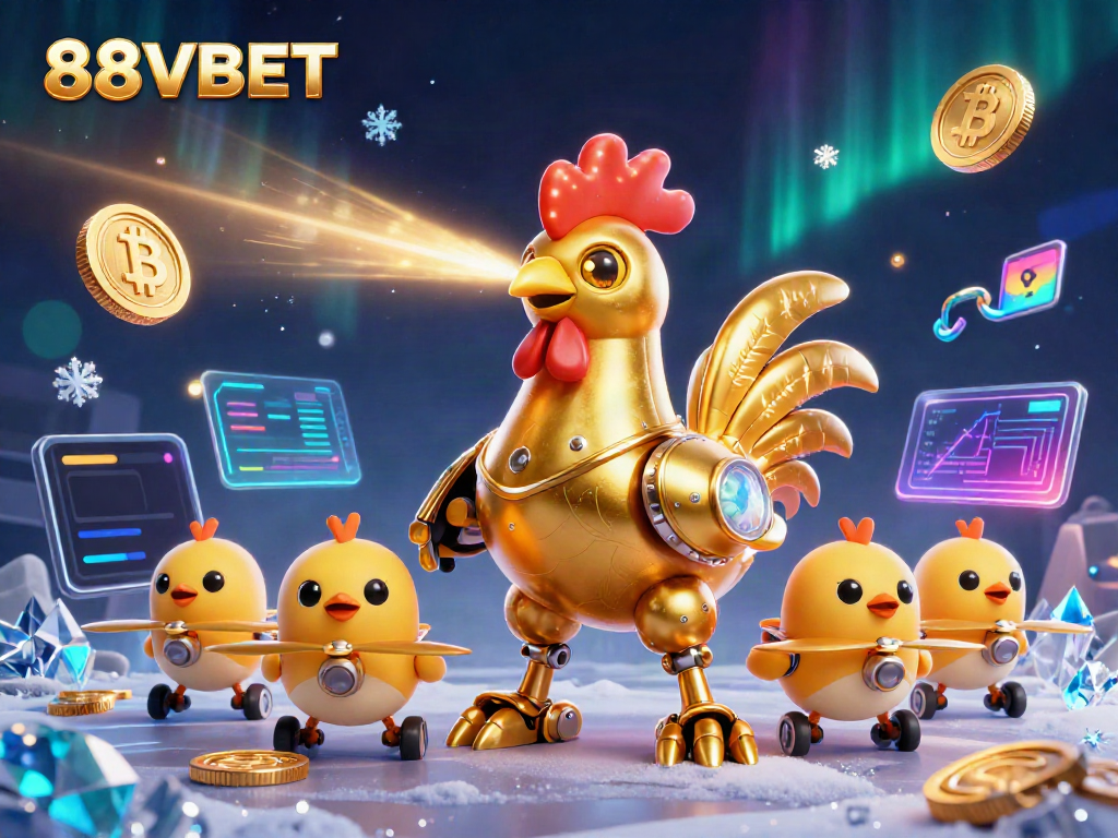 Engage with 88VBET, the premier online gaming experience showcasing vibrant casino action and crypto-themed elements.