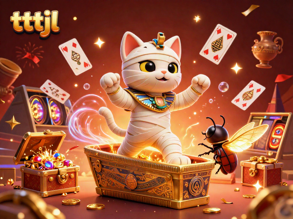 Engage in thrilling winnings at tttjl with vibrant Egyptian-themed casino adventure.