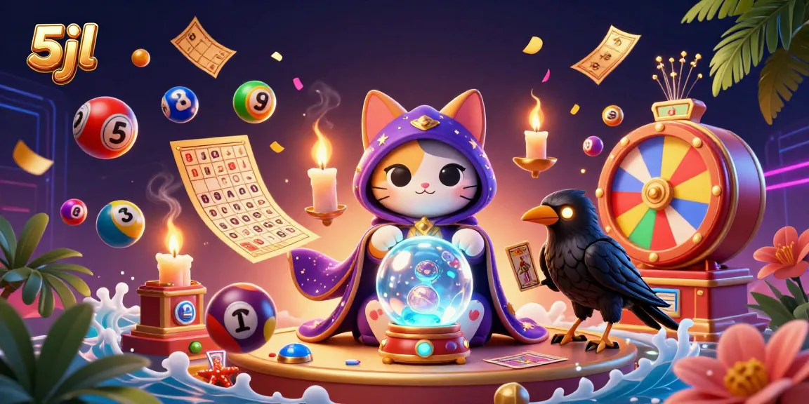 Engage with 5jl's captivating casino experience featuring a mystic cat and vibrant gaming elements.