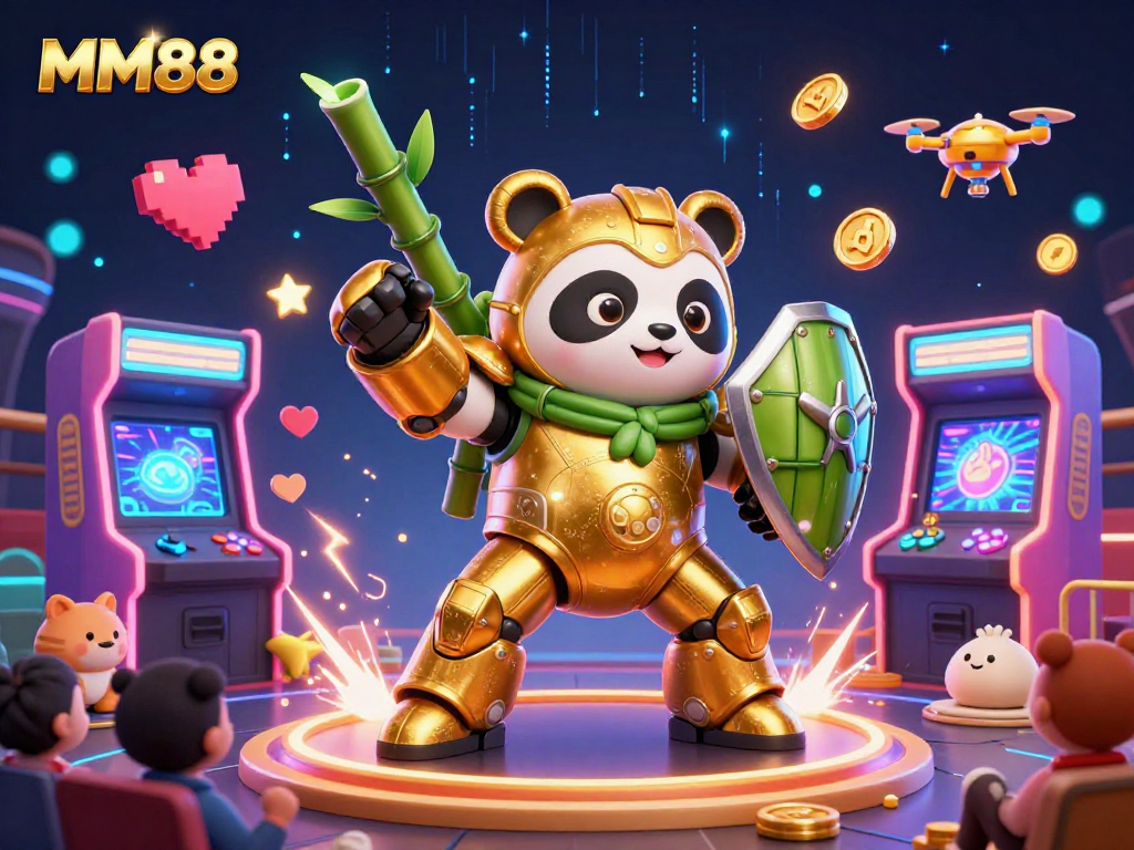 Experience the thrill of MM88's gameplay in a vibrant, dynamic scene showcasing animated casino elements.