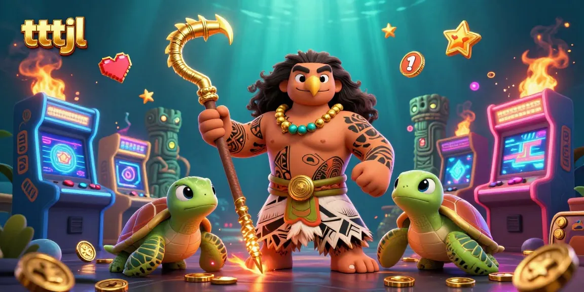 Engaging tttjl casino scene with a demigod hawk and turtle amidst vibrant game elements.