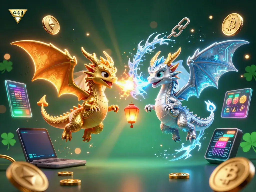 Engage in thrilling casino experiences with 44jl featuring fantastic dragons and crypto elements.