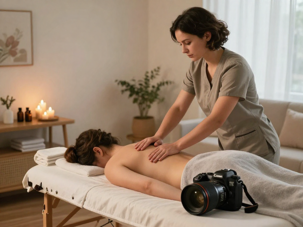 강서구출장마사지 service in a cozy home setting with a professional therapist.