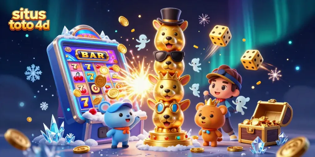 Experience thrilling situs toto 4d action with dynamic slot machines and vibrant casino elements.
