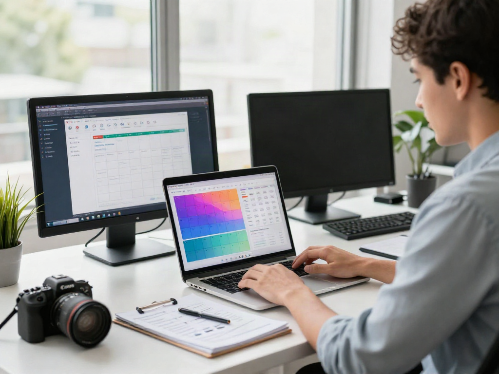 Professional workspace focusing on instant indexing strategies for effective digital marketing.