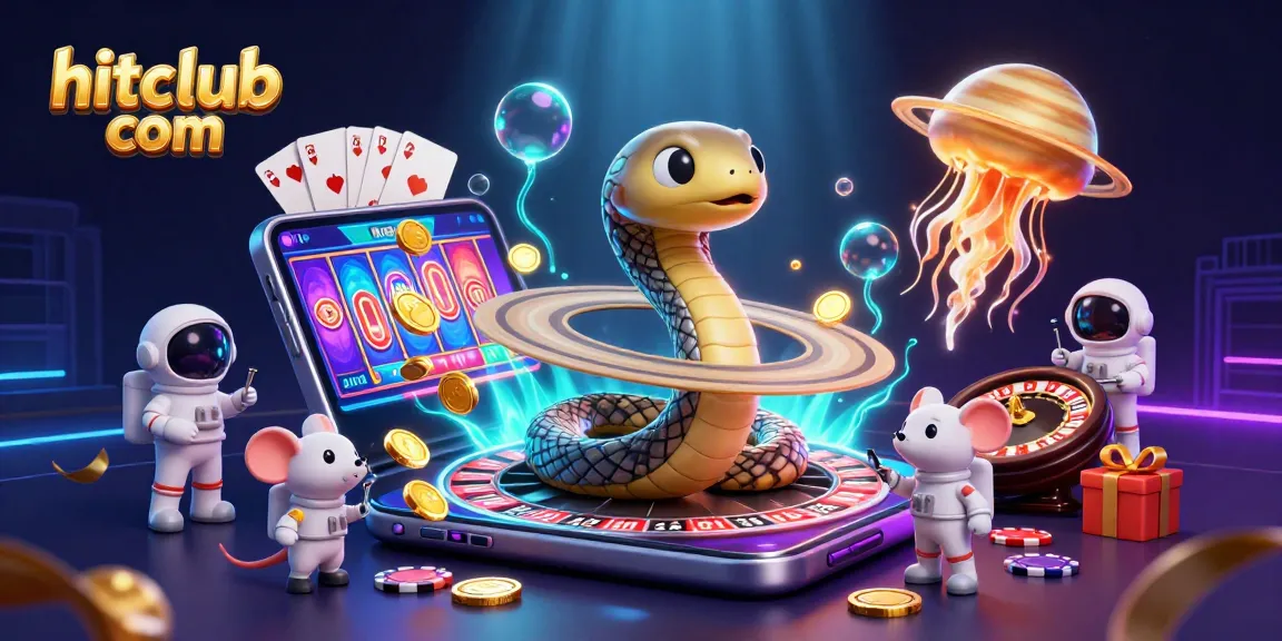 Bet on vibrant slot games and experience the thrill at hitclub com with 3D cosmic gaming elements.