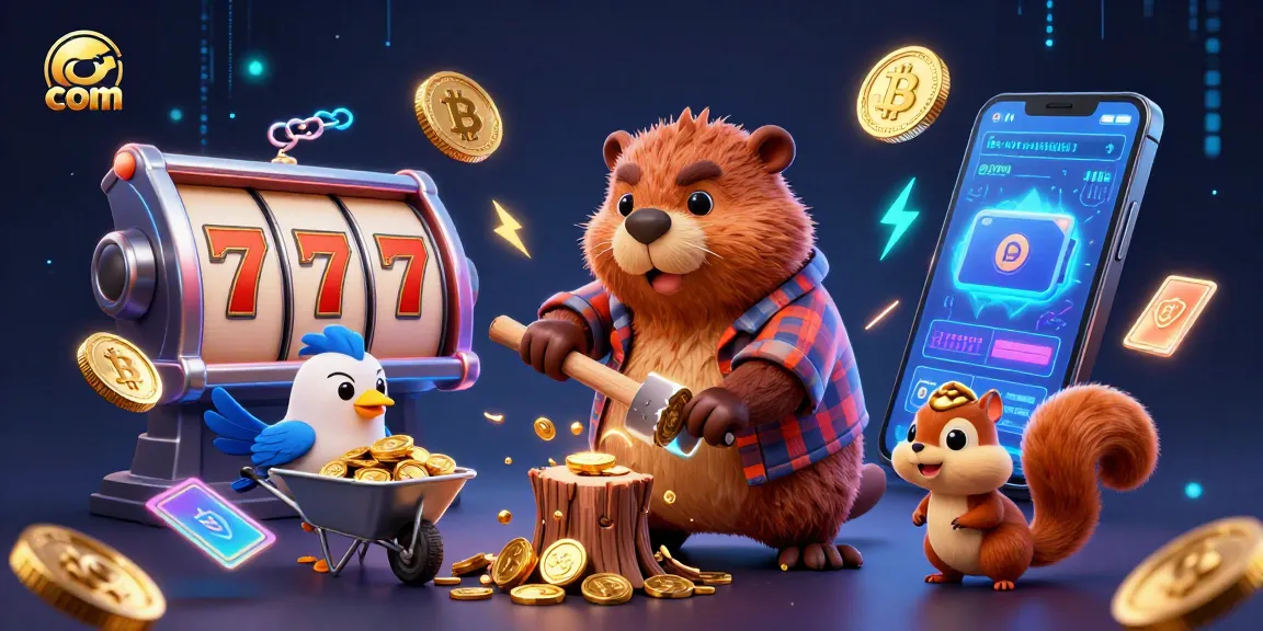 Engage with exciting com slots and gold rewards illustrated in vibrant 3D art