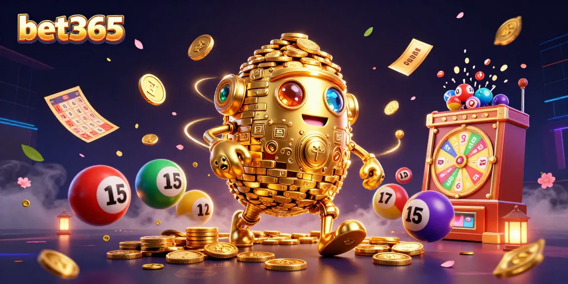 Experience exciting betting action at bet365 with colorful gaming elements and a golden golem.
