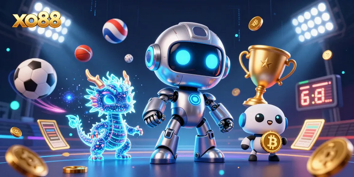 Experience the thrill of xo88 through an engaging 3D casino scene with vibrant characters and betting action.