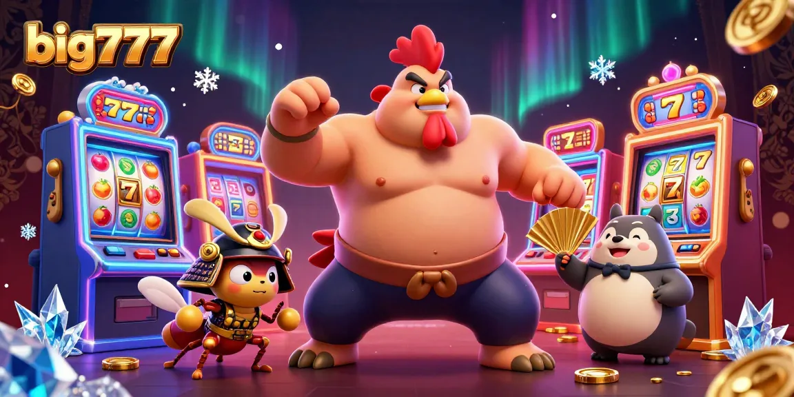 Experience exciting wins at big777 with unique slot combinations and vibrant casino visuals.