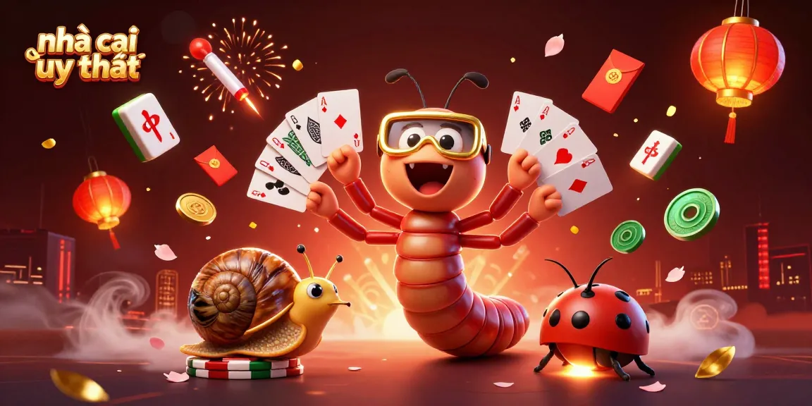 Experience excitement with nhà cái uy tín featuring animated characters and engaging game elements in a vibrant casino scene.