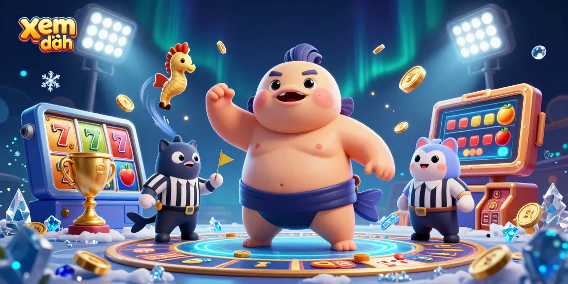 Experience the excitement of casino action with xem thêm in this vibrant 3D illustration featuring a puffed fugu and dynamic gaming elements.