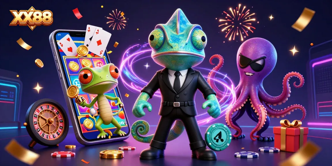Experience thrilling gaming adventures at XX88 with vibrant slot games and winning moments.