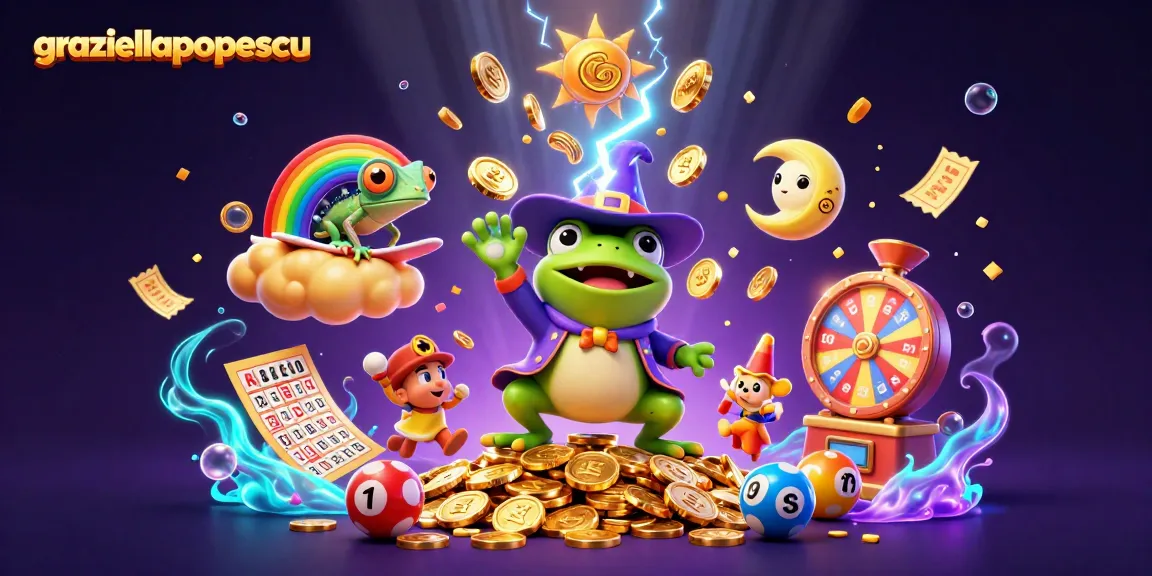 Experience graziellapopescu's vibrant casino world with a magical storm of coins and lively characters.