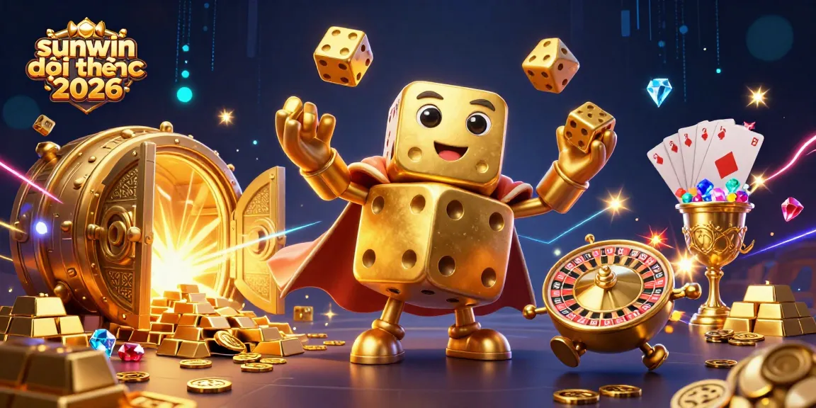 Experience thrilling gameplay with sunwin đổi thưởng 2026 featuring golden dice and vibrant casino elements.